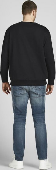 Jack & Jones Basic Sweatshirt Black - Pulóverek & kapucnis pulóverek - Pulóverek & Kapucnis pulóver 2XL-12XL