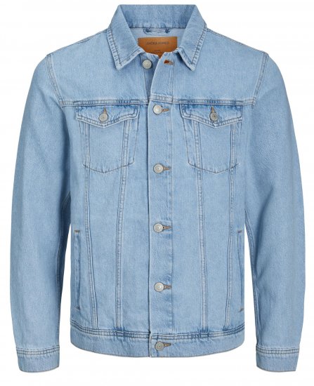 Jack & Jones JJIJEAN Denim jacket Blue Denim - Kabátok - Nagyméretű Kabátok - 2XL-8XL