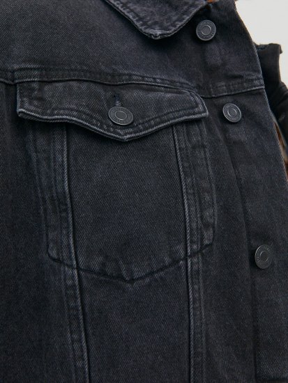 Jack & Jones JJIJEAN Denim Jacket Black Denim - Kabátok - Nagyméretű Kabátok - 2XL-8XL