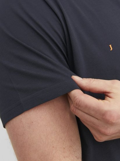 Jack & Jones STAR T-Shirt Dark Navy - Pólók - Nagyméretű pólók - 2XL-14XL