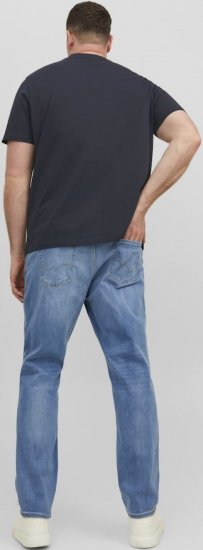 Jack & Jones STAR T-Shirt Dark Navy - Pólók - Nagyméretű pólók - 2XL-14XL