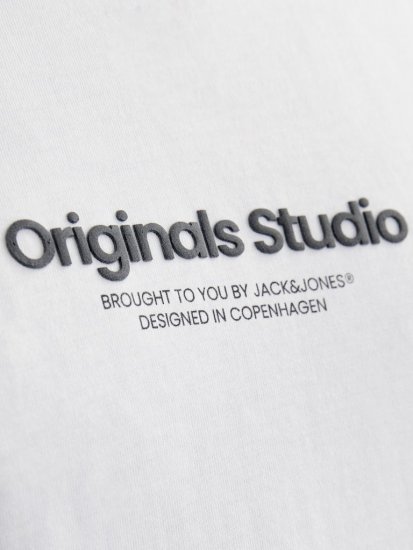 Jack & Jones ESTERBRO T-Shirt Bright White - Pólók - Nagyméretű pólók - 2XL-14XL