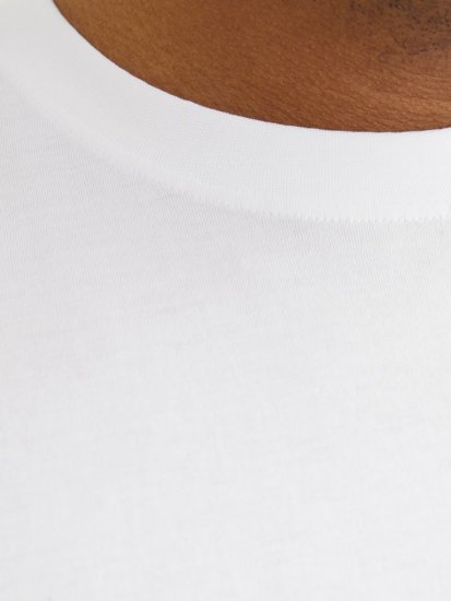 Jack & Jones ESTERBRO T-Shirt Bright White - Pólók - Nagyméretű pólók - 2XL-14XL