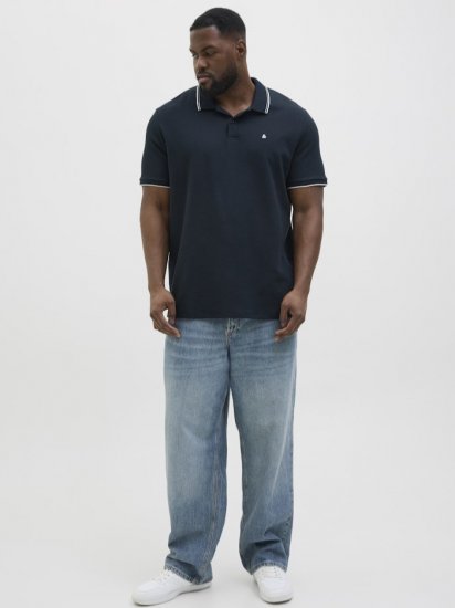 Jack & Jones AUSTIN PLAY Polo Dark Blue - Pólóingek - Galléros Pólók 2XL-8XL - Pólóingek 2XL-8XL