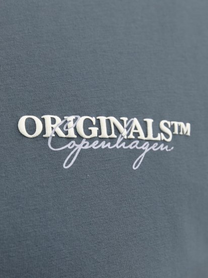 Jack & Jones Lington Crew Neck T-Shirt Grey - Pólók - Nagyméretű pólók - 2XL-14XL