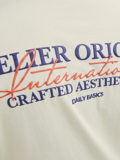 Jack & Jones Lington Crew Neck T-Shirt White - Pólók - Nagyméretű pólók - 2XL-14XL