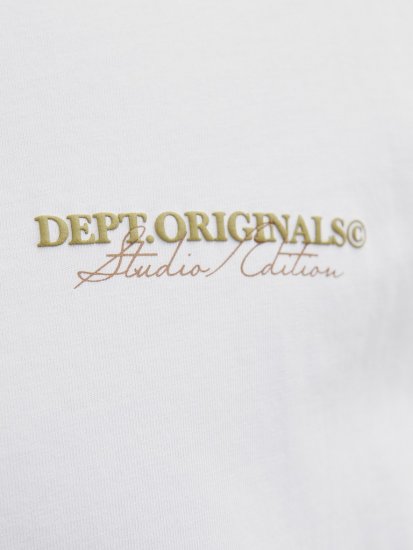 Jack & Jones Lington Crew Neck T-Shirt Bright White - Pólók - Nagyméretű pólók - 2XL-14XL