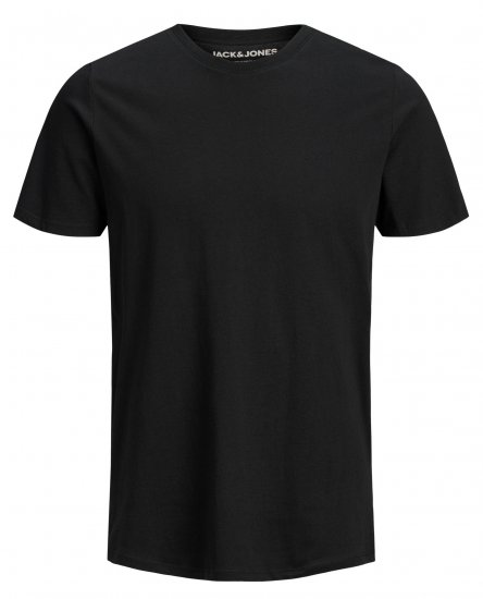 Jack & Jones Organic Basic T-shirt Black - Pólók - Nagyméretű pólók - 2XL-14XL