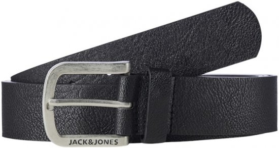 Jack & Jones HARRY Belt Black - Övek - Nagyméretű Övek W40-W70/2XL-8XL