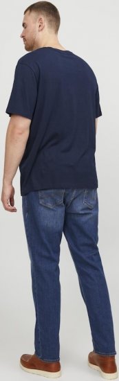 Jack & Jones CORP Logo T-Shirt Navy Blazer - Pólók - Nagyméretű pólók - 2XL-14XL