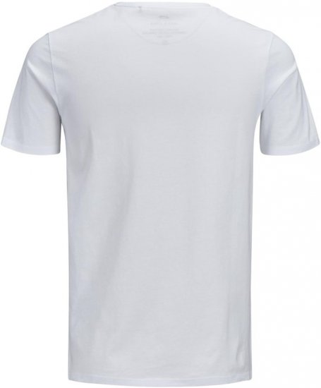 Jack & Jones JJECORP LOGO T-Shirt White - Pólók - Nagyméretű pólók - 2XL-14XL