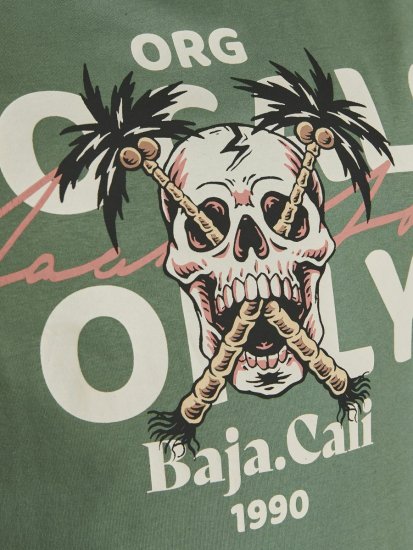 Jack & Jones Summerskull T-Shirt Sea Spray - Pólók - Nagyméretű pólók - 2XL-14XL