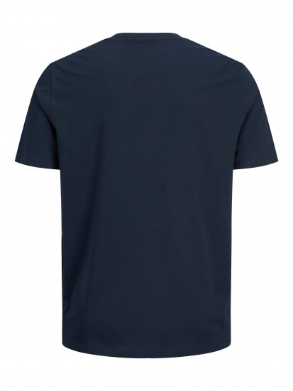 Jack & Jones JJELOGO TEE Navy - Pólók - Nagyméretű pólók - 2XL-14XL