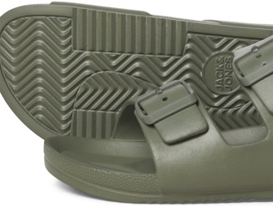 Jack & Jones Croxton Moulded Sandals Khaki - Férfi cipők 40-52 - 