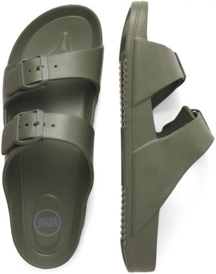 Jack & Jones Croxton Moulded Sandals Khaki - Férfi cipők 40-52 - 