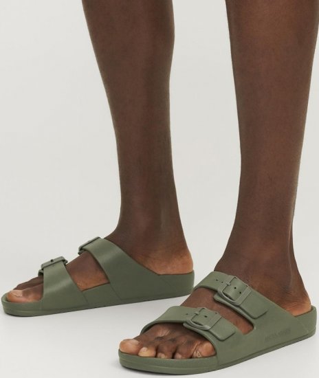 Jack & Jones Croxton Moulded Sandals Khaki - Férfi cipők 40-52 - 