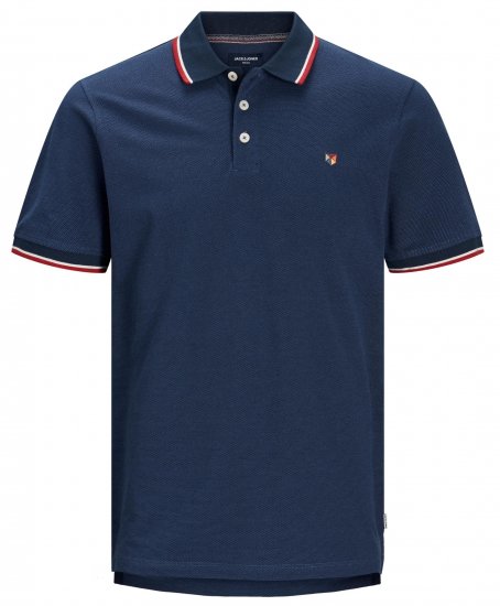 Jack & Jones JPRWINBLU Poloshirt Navy Blazer - Pólóingek - Galléros Pólók 2XL-8XL - Pólóingek 2XL-8XL