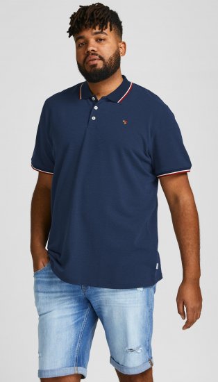 Jack & Jones JPRWINBLU Poloshirt Navy Blazer - Pólóingek - Galléros Pólók 2XL-8XL - Pólóingek 2XL-8XL