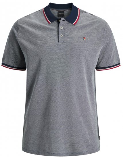 Jack & Jones JPRWINBLU Poloshirt Mood Indigo - Pólóingek - Galléros Pólók 2XL-8XL - Pólóingek 2XL-8XL