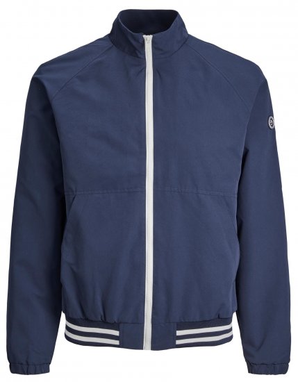 Jack & Jones JORLUKE Light Bomber Jacket Navy - Kabátok - Nagyméretű Kabátok - 2XL-8XL