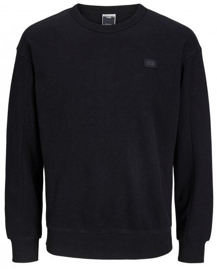 Jack & Jones JCOCLASSICS Crew Neck Sweater Black - Pulóverek & kapucnis pulóverek - Pulóverek & Kapucnis pulóver 2XL-12XL