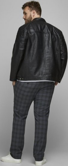 Jack & Jones ROCKY Jacket Black - Kabátok - Nagyméretű Kabátok - 2XL-8XL