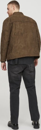 Jack & Jones ROCKY Jacket Brown - Kabátok - Nagyméretű Kabátok - 2XL-8XL