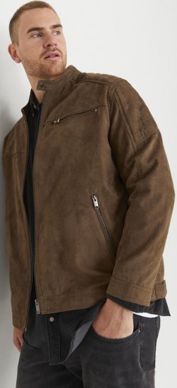 Jack & Jones ROCKY Jacket Brown - Kabátok - Nagyméretű Kabátok - 2XL-8XL