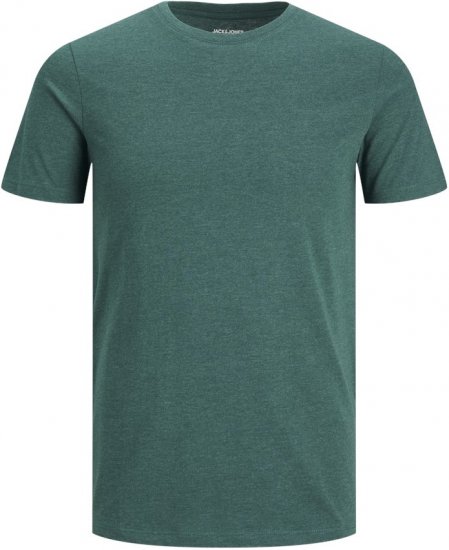 Jack & Jones ORGANIC T-Shirt Green/Melange - Pólók - Nagyméretű pólók - 2XL-14XL