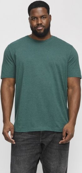 Jack & Jones ORGANIC T-Shirt Green/Melange - Pólók - Nagyméretű pólók - 2XL-14XL