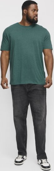 Jack & Jones ORGANIC T-Shirt Green/Melange - Pólók - Nagyméretű pólók - 2XL-14XL