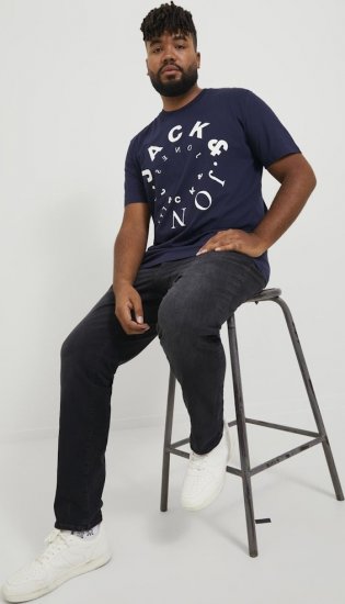 Jack & Jones GLENN FOX GE 147 Jeans Black Denim - Farmer & nadrág - Farmer és nadrág - W40-W70