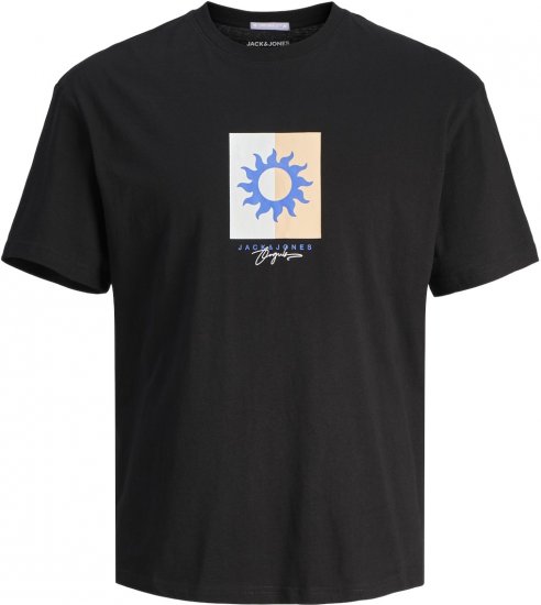 Jack & Jones JORMARBELLA BRANDING TEE SS Black - Pólók - Nagyméretű pólók - 2XL-14XL