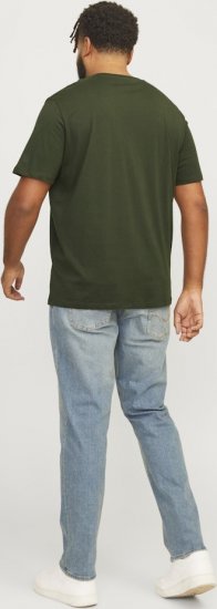 Jack & Jones JJELOGO O-Neck T-Shirt Kombu Green - Pólók - Nagyméretű pólók - 2XL-14XL