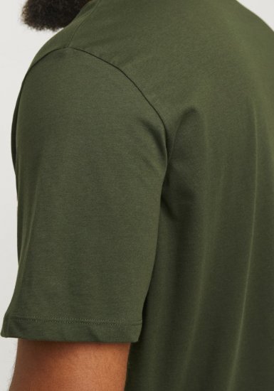 Jack & Jones JJELOGO O-Neck T-Shirt Kombu Green - Pólók - Nagyméretű pólók - 2XL-14XL