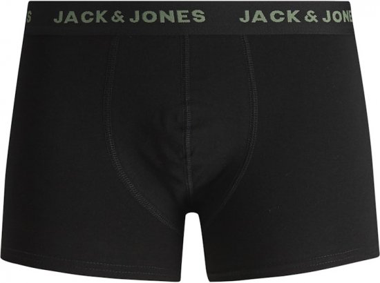 Jack & Jones BASIC Trunks 7-Pack Black - Alsónemű & strandruhák - Nagyméretű Alsónemű 2XL-8XL
