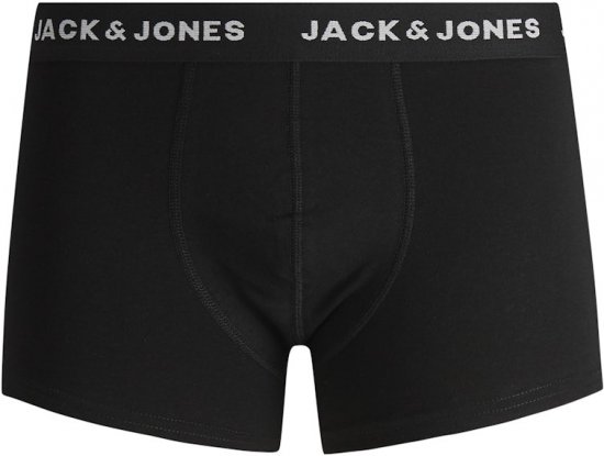Jack & Jones BASIC Trunks 7-Pack Black - Alsónemű & strandruhák - Nagyméretű Alsónemű 2XL-8XL
