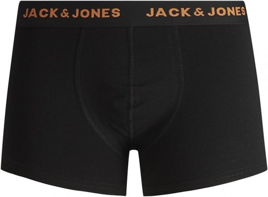 Jack & Jones BASIC Trunks 7-Pack Black - Alsónemű & strandruhák - Nagyméretű Alsónemű 2XL-8XL