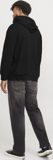 Jack & Jones CORP OLD LOGO REG FIT Hoodie Black - Pulóverek & kapucnis pulóverek - Pulóverek & Kapucnis pulóver 2XL-12XL