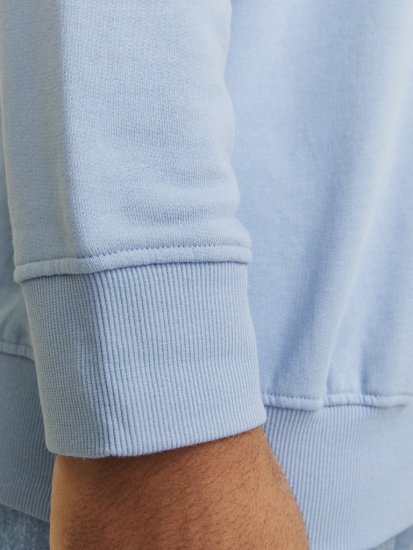 Jack & Jones HUDSON Sweatshirt Chambray Blue - Pulóverek & kapucnis pulóverek - Pulóverek & Kapucnis pulóver 2XL-12XL