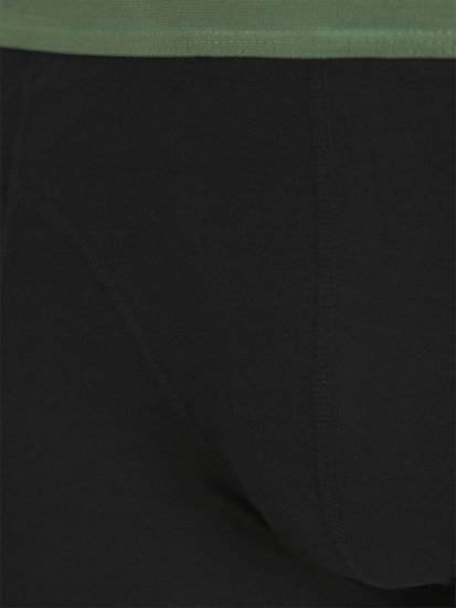 Jack & Jones Nick Bamboo Trunks 3-Pack Green/Black - Alsónemű & strandruhák - Nagyméretű Alsónemű 2XL-8XL