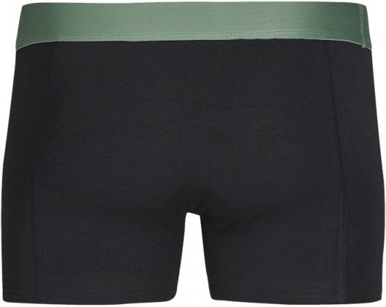 Jack & Jones Nick Bamboo Trunks 3-Pack Green/Black - Alsónemű & strandruhák - Nagyméretű Alsónemű 2XL-8XL