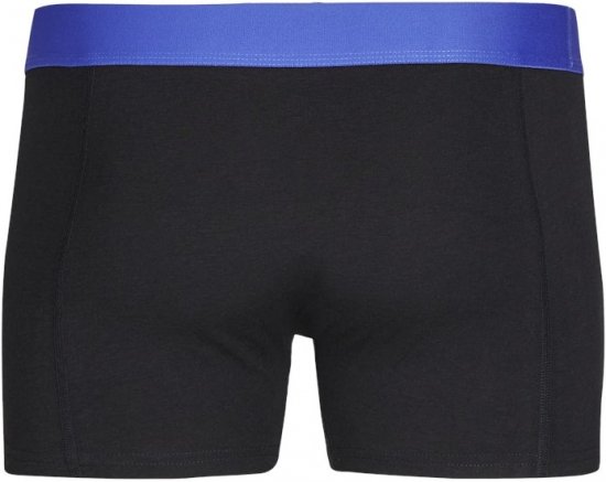 Jack & Jones Nick Bamboo Trunks 3-Pack Violet/Dazzling blue - Alsónemű & strandruhák - Nagyméretű Alsónemű 2XL-8XL
