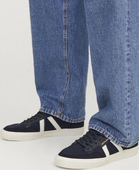 Jack & Jones Morden Canvas Special Sneakers Navy Blazer/MarshM - Férfi cipők 40-52 - 