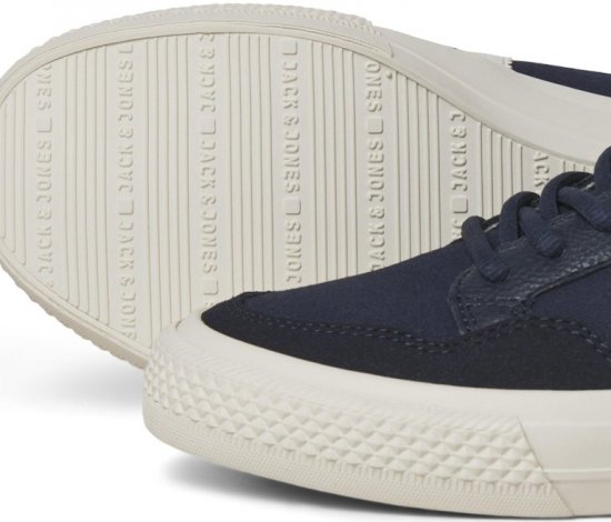 Jack & Jones Morden Canvas Special Sneakers Navy Blazer/MarshM - Férfi cipők 40-52 - 