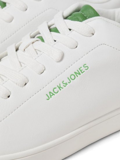 Jack & Jones Bosley Sneakers White/MEDIUM GREEN - Férfi cipők 40-52 - 
