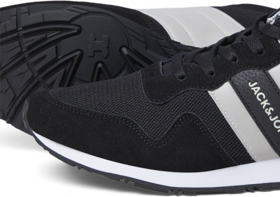 Jack & Jones Stellar Mesh Sneakers Black - Férfi cipők 40-52 - 