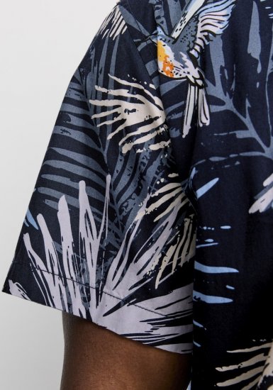 Jack & Jones Hawaii AOP Shirt Blue - Ingek - Ingek 2XL-10XL
