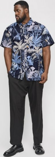 Jack & Jones Hawaii AOP Shirt Blue - Ingek - Ingek 2XL-10XL