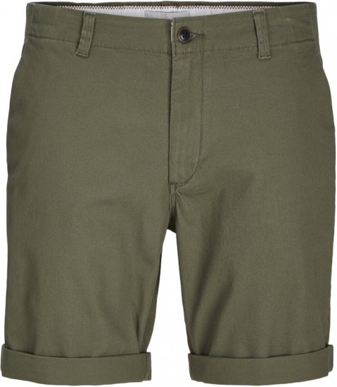 Jack & Jones Dave Chino Shorts Green - Rövidnadrág - Nagyméretű Rövidnadrág W40-W60